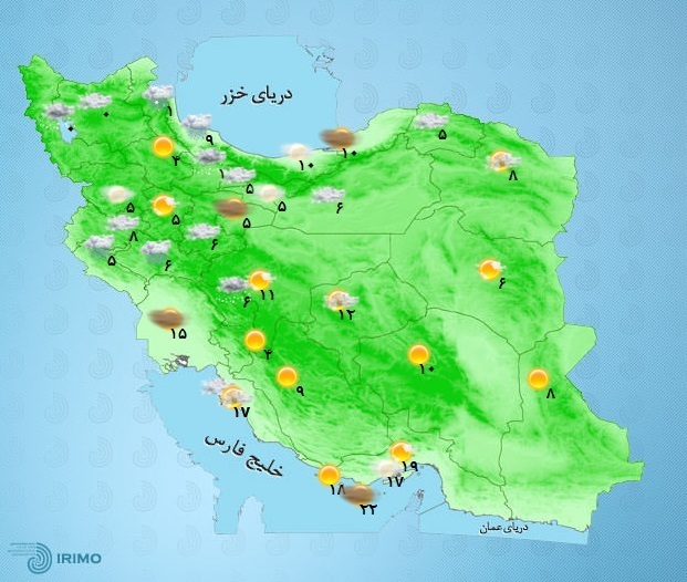 وضعیت آب و هوا، امروز ۱۰ بهمن ۱۴۰۱ / بارش برف و باران در ۲۵ استان تا پنجشنبه/ هشدار کولاک برف و اختلال در انتقال گاز وضعیت آب و هوا، امروز ۱۰ بهمن ۱۴۰۱ / بارش برف و باران در ۲۵ استان تا پنجشنبه/ هشدار کولاک برف و اختلال در انتقال گاز