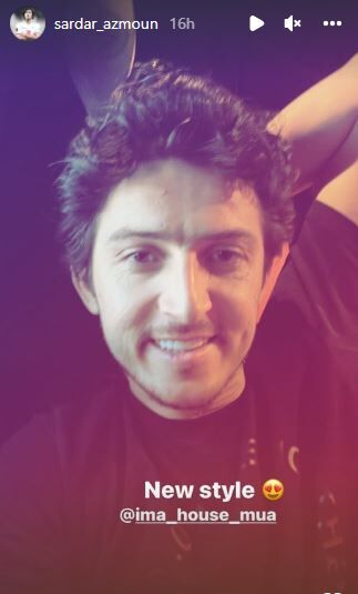 سردار آزمون با مدل موی جدید سردار آزمون با مدل موی جدید
