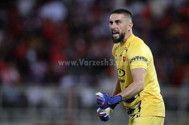 دروازهبان پرسپولیس میخواهد شماره یک شود دروازهبان پرسپولیس میخواهد شماره یک شود