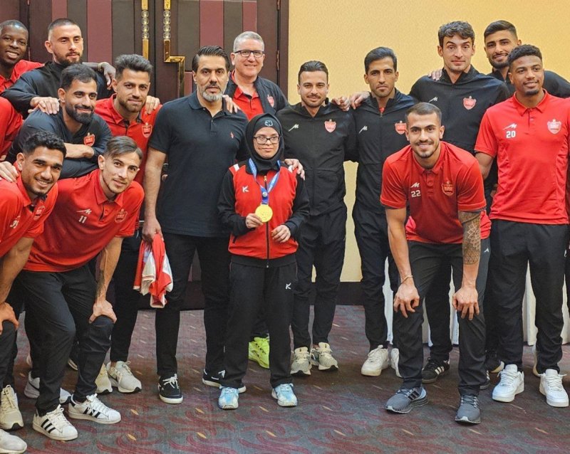 حضور قهرمان آسیا در اردوی پرسپولیس حضور قهرمان آسیا در اردوی پرسپولیس