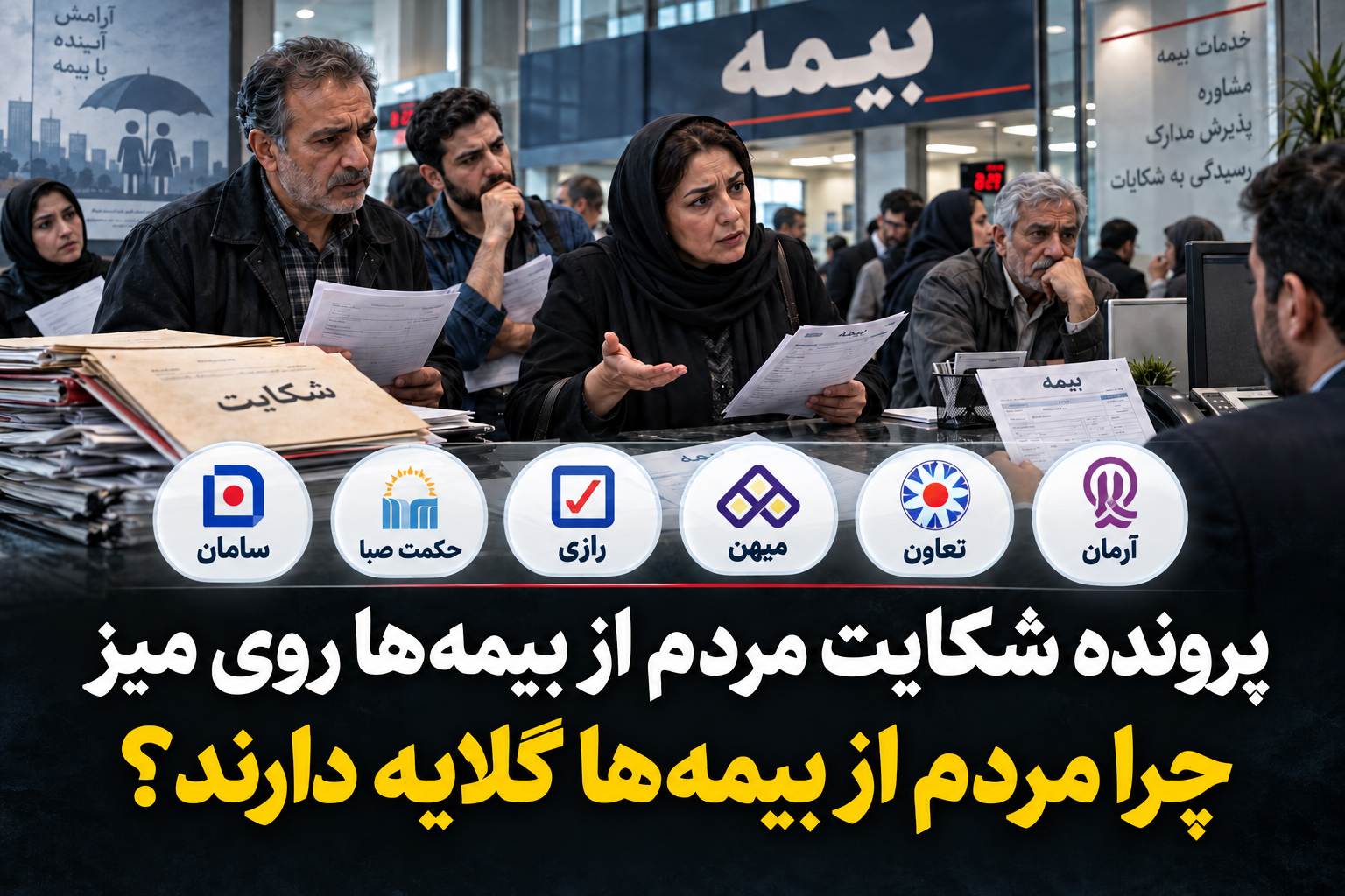 پرونده شکایت مردم از بیمهها روی میز/چرا مردم از بیمهها گلایه دارند؟ پرونده شکایت مردم از بیمهها روی میز/چرا مردم از بیمهها گلایه دارند؟