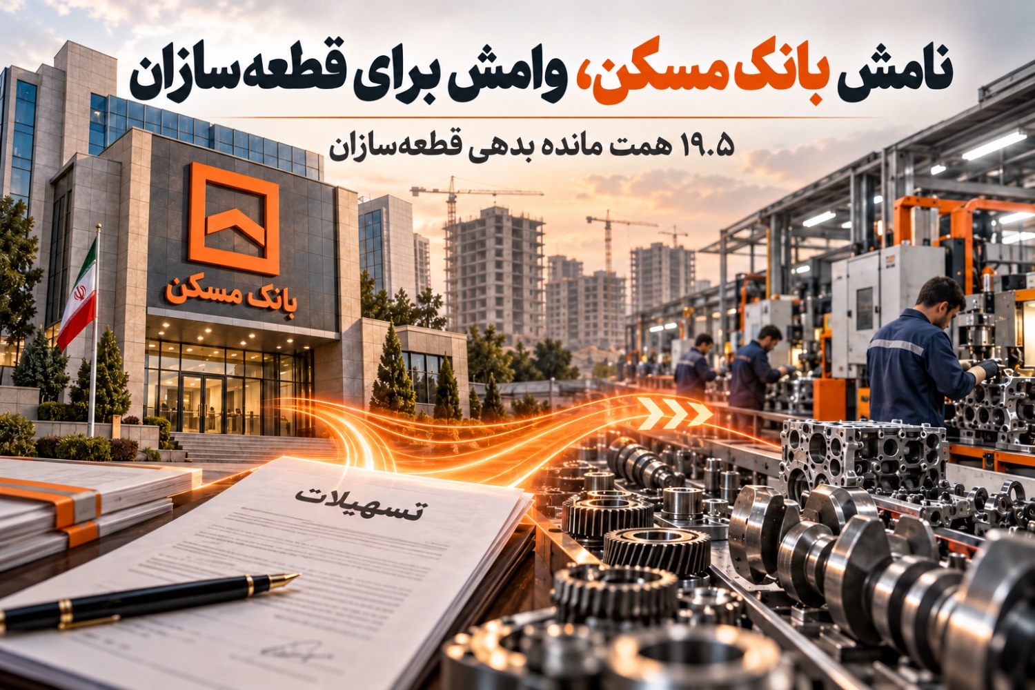 نامش بانک مسکن، وامش برای قطعهسازان!/سهم خانهسازی کجاست؟ نامش بانک مسکن، وامش برای قطعهسازان!/سهم خانهسازی کجاست؟